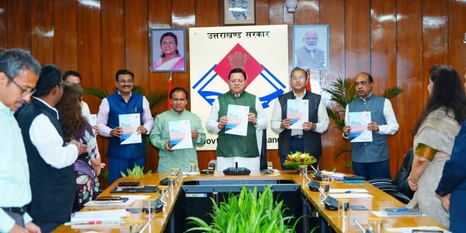 The Setu Commission submitted a report based on in-depth analysis towards the empowerment of urban bodies to Chief Minister Shri Pushkar Singh Dhami at the Secretariat on Wednesday. While handing over the report, Vice Chairman of the Setu Commission, Shri Raj Shekhar Joshi said that suggestions have been given towards making the Municipal Corporation and bodies self-reliant and empowered, urban development of the state and improving the problems of the cities. The key points of the report are to increase financial autonomy and revenue raising capacity to make the bodies self-reliant and to transfer 18 functions (such as water supply, public health, urban planning) included in the 12th Schedule of the Indian Constitution to the bodies. The report recommends promoting smart governance, GIS mapping and data-based decision making for technological innovation. Organizing training programs for the employees and elected representatives of the bodies has been suggested. The report also provides detailed information about the reforms made in this direction in states like Maharashtra, Madhya Pradesh, Odisha etc. Suggestions have also been given to effectively adapt the models of successful urban bodies of the country to the specific needs of Uttarakhand. The report also mentions giving priority to the opinion of the common people in disaster-resistant planning and landslide management planning. On this occasion, Cabinet Minister Dr. Dhan Singh Rawat, Chief Secretary Mr. Anand Bardhan, CEO of Setu Commission Mr. Shatrughan Singh, Secretary Urban Development Secretary Mr. Nitesh Jha, Mrs. Radhika Jha, Mr. Chandresh Yadav, Dr. Bhavana Sindhe, Dr. Priya Bhardwaj, Mr. Ankit Kumar and Shahzad Ahmed Malik from Setu Commission were present.