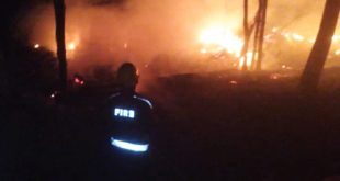 Fire broke out