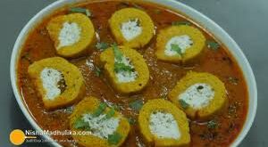 Paneer Gatte Curry Recipe